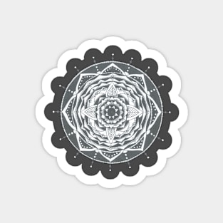 black mandala Sticker